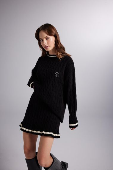 Harold Knitwear Skirt Black - photo 5