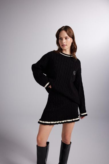 Harold Knitwear Skirt Black - photo 4