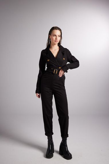 Solano Jumpsuit Black - photo 4