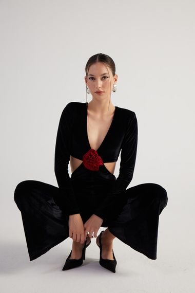 Samara Jumpsuit Black - photo 2