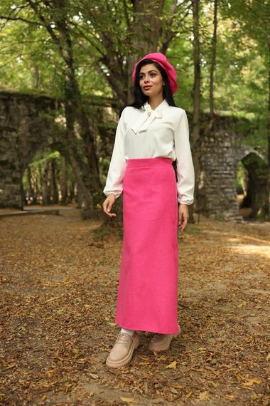 Pink Color Long Skirt - photo 2