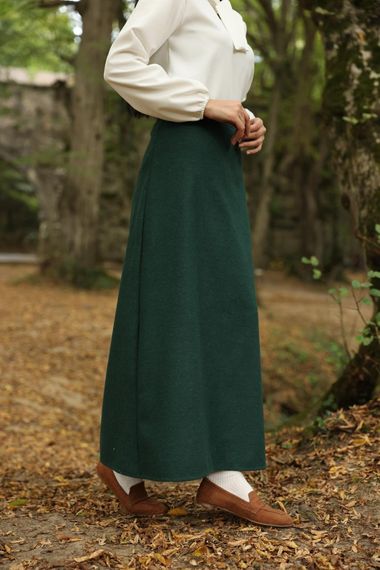 Emerald Green Long Skirt - photo 3