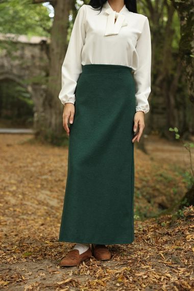 Emerald Green Long Skirt - photo 4