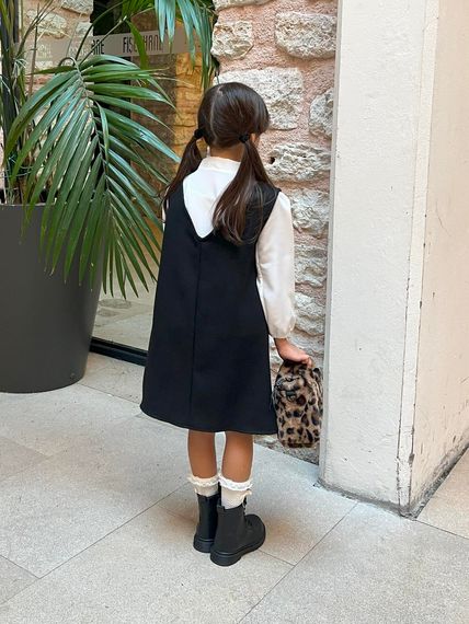 GIRL BLACK CACHET GIRETTE DRESS - photo 4