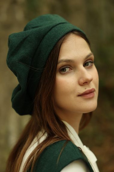 Women's Emerald Green Color Stash Hat - photo 1