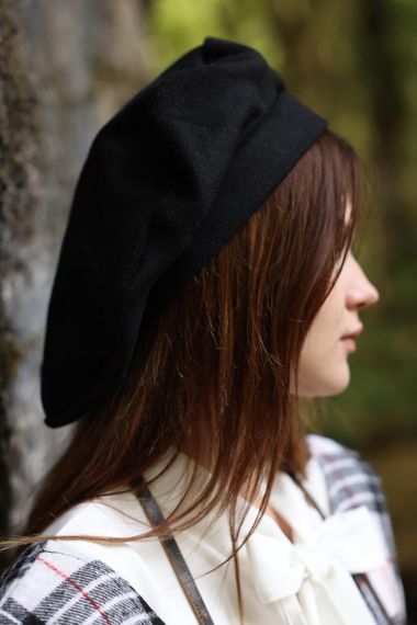 Women's Black Color Stamp Painter Hat - photo 4