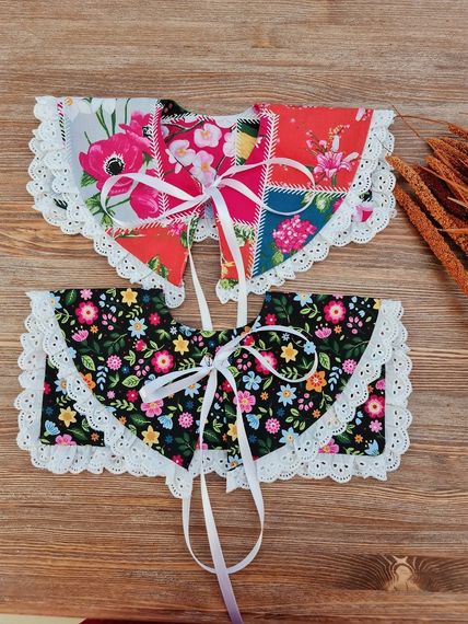 Vintage 2'li Yaka - (Fisto Detaylı Yaka)