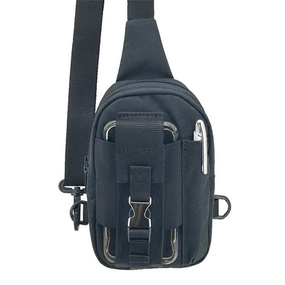 Скриня та рюкзак Tactical 610D Cordura чорний - фото 1