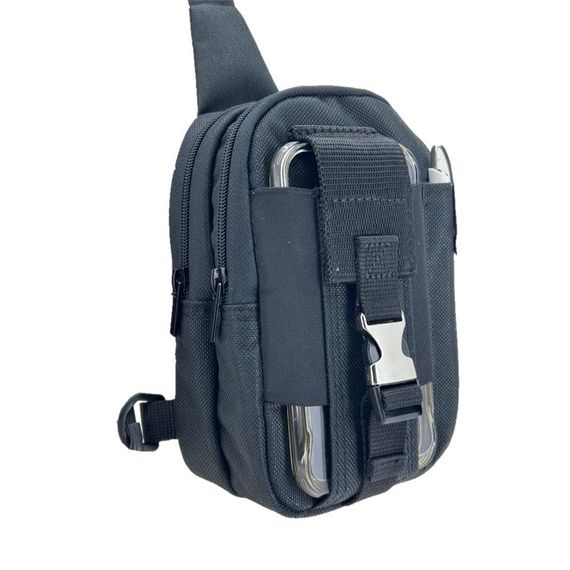 Нагрудник и рюкзак Tactical 610D Cordura, черный - фото 5