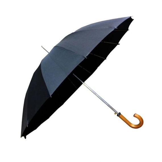 Marlux 105 Cm Vale Protocol Walking Stick Umbrella Black - фото 1