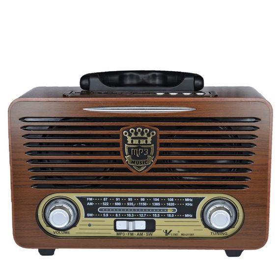 Retro Nostalgic Mdu115bt Radio USB/SD Music Player Radio with Bluetooth Control - photo 1