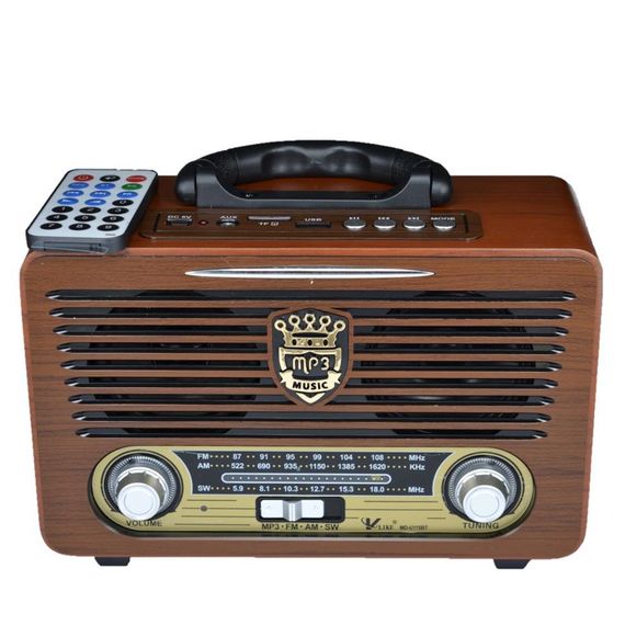 Retro Nostalgic Mdu115bt Radio USB/SD Music Player Radio with Bluetooth Control - photo 2