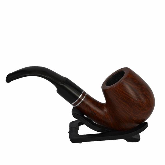 Şahin Üç Yıldız Oom Paul 9 mm Filtered Ebonite Handle Pipe Cy510 - photo 4