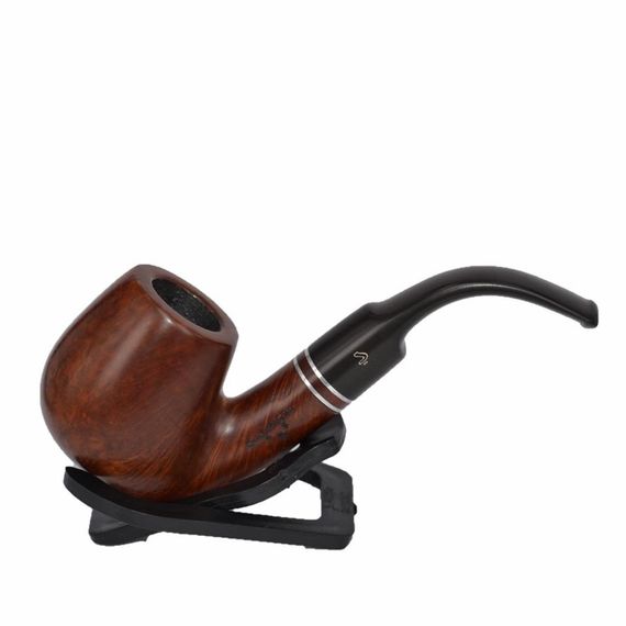 Şahin Üç Yıldız Oom Paul 9 mm Filtered Ebonite Handle Pipe Cy510 - photo 1