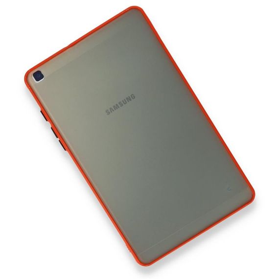 جراب تابلت Samsung Galaxy T500 Tab A7 10.4 Montreal من السيليكون باللون الأحمر - صورة 2