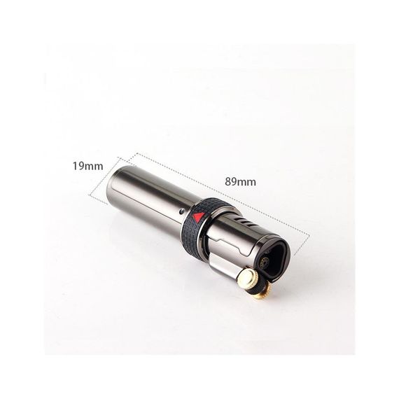 Jobon 3 Jet Torch Butane Lighter Silver - photo 2