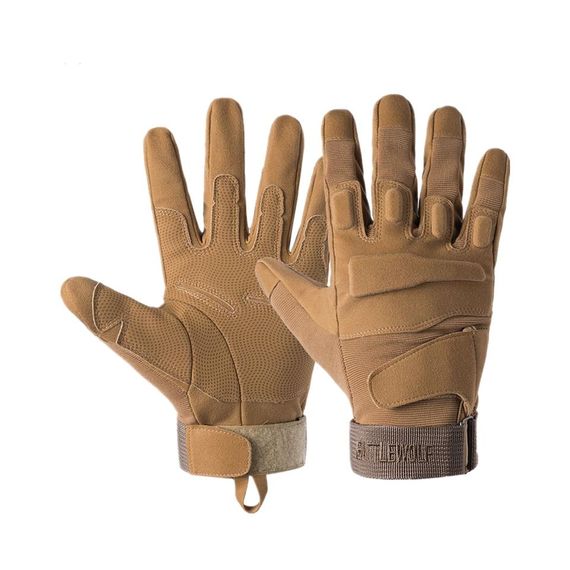 XL Full Length Tactical Gloves Beige - photo 1