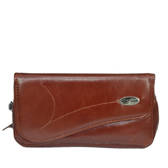 Genuine Leather Pipe Carrying and Storage Bag Coffee - photo 1