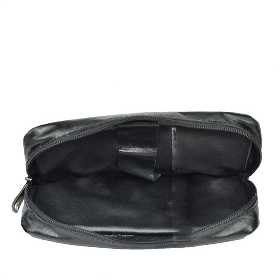 Genuine Leather Pipe Carrying and Storage Bag Black - photo 3