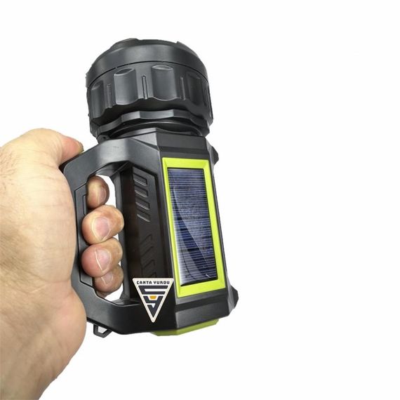 Golda Kama Solar Projector Rechargeable Flashlight Searchlight - photo 2