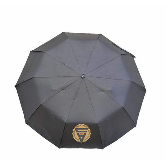 Marlux Plaid Wooden Handle Fully Automatic Umbrella Black - photo 5