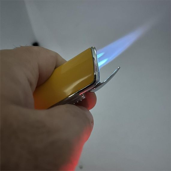 Parmida Torch 3 Jet Puro Çakmağı Sarı - صورة 3