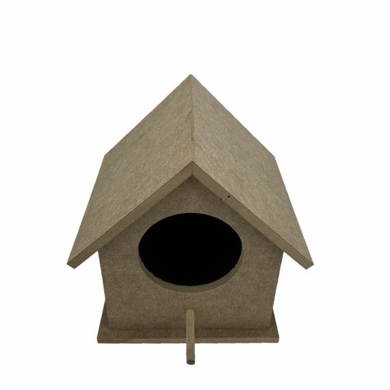 Triple Medium Wooden Bird Nest 15x16 Cm - photo 3