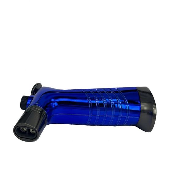 Double Flame Desktop Torch Jet Lighter Blue - photo 3