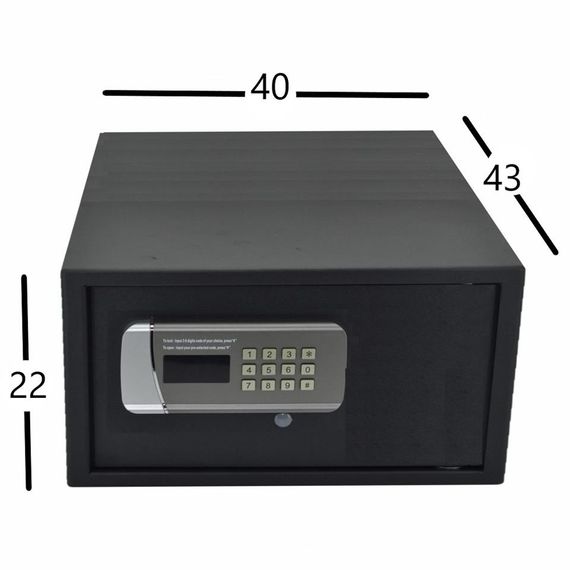 Electronic Password Office Home Hotel Laptop Safe 43 Cm - photo 5