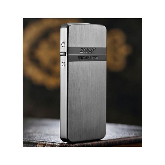 Zorro Ultra Slim Petrol Lighter Metallic - photo 5