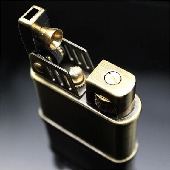 Zorro Sm-549T Gasoline Retro Lighter Bronze - photo 2