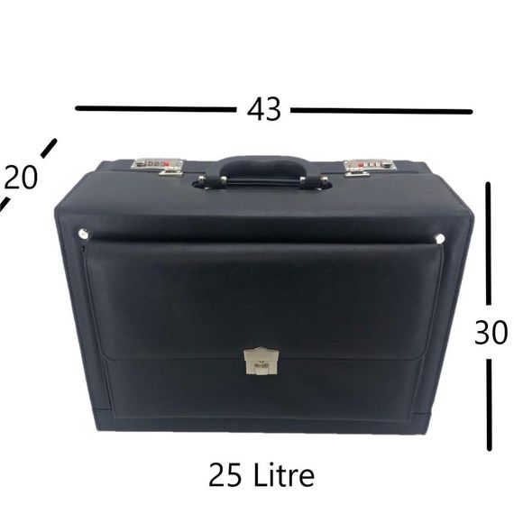 Bond Coded Pilot Agent Bag Briefcase Black 25 Liter - photo 2