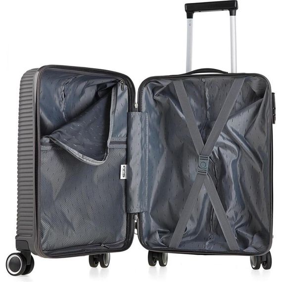 ÇÇS 5224 Polypropylene Small Size Suitcase Black - photo 4