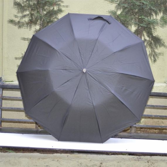 Semi Automatic Polyamide Fabric 10 String Umbrella Black - photo 5