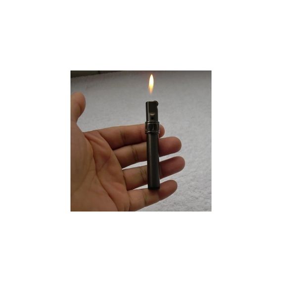 Lighter Jobon Tzb638 Slim, золотой дизайн, легкое использование, размеры 8x1 см, упакован в стильную коробку, подходит для подарка - фото 5