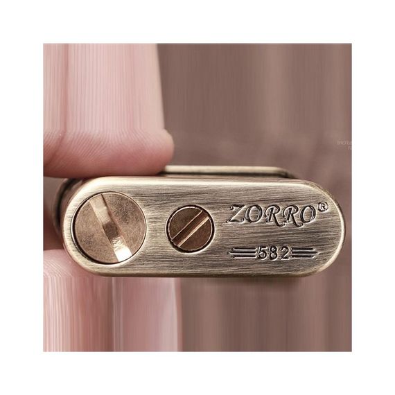 Zorro Z582 Gasoline Retro Lighter Black - photo 4