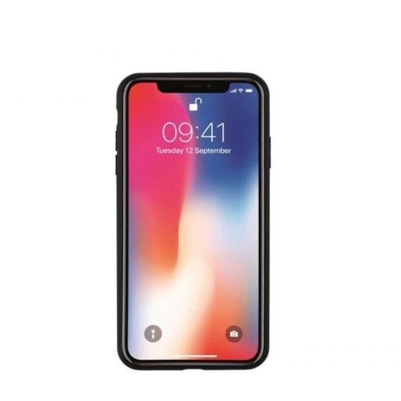 Червоний чохол для iPhone 12 Pro Max, 100% натуральна шкіра, 2 картки, м'який силікон, захист від ударів і подряпин, легке використання - фото 3