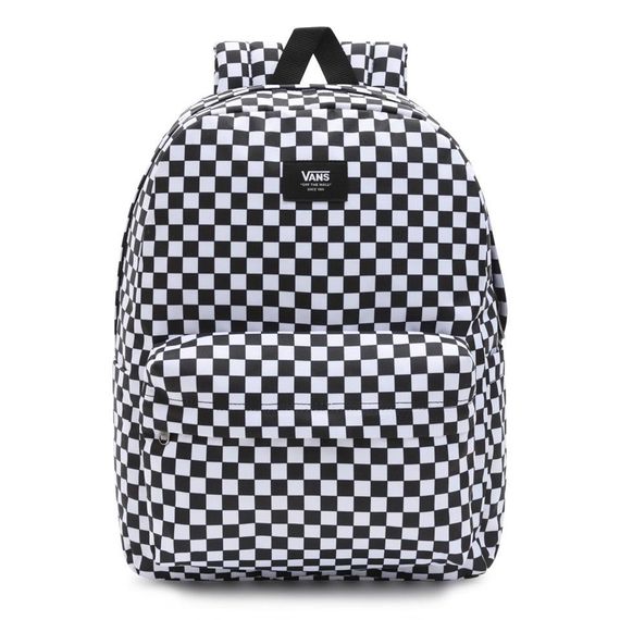 Vans Mn Old Skool Check Backpack Sırt Çantası Damalı Beyaz - фото 1