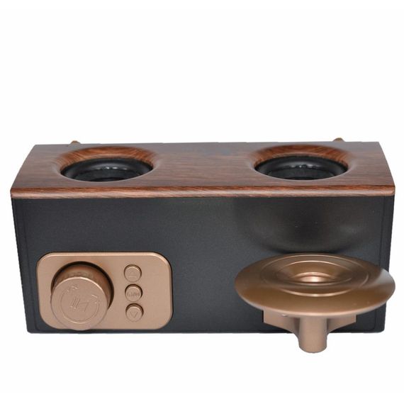 Bluetooth колонка VK-B6 с функцией граммофона, стильный дизайн, FM-радио, чтение MP3 с SD/USB, портативная и мощный звук - фото 2
