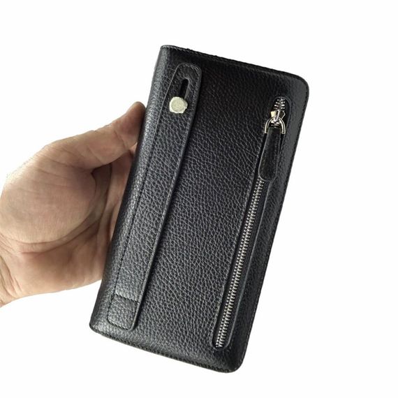 Diga Hakiki Deri 2003 Kartlık Telefon El Çantası Siyah - photo 2