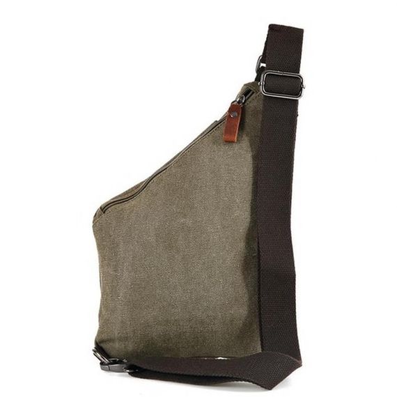 Сумка-рюкзак Ççs London 31473 канва, оливкова, 1 основне відділення, 1 кишеня на блискавці, регульовані лямки для зручності використання - фото 2