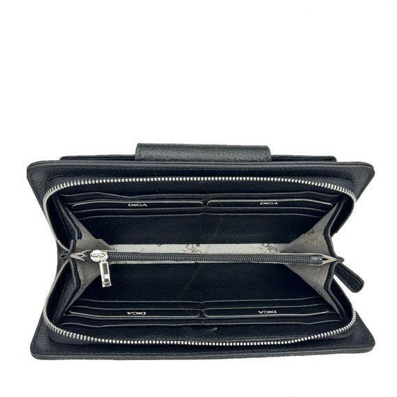 Diga Hakiki Deri 2003 Kartlık Telefon El Çantası Siyah - photo 4