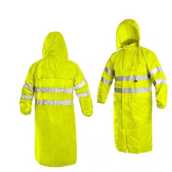 Reflektörlü 150D Pardesü Yağmurluk Sarı - fotoğraf 3