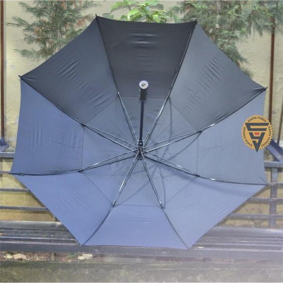 April A-252G Protocol Valet Umbrella Double Layer Umbrella Black 130 Cm Diameter - photo 3