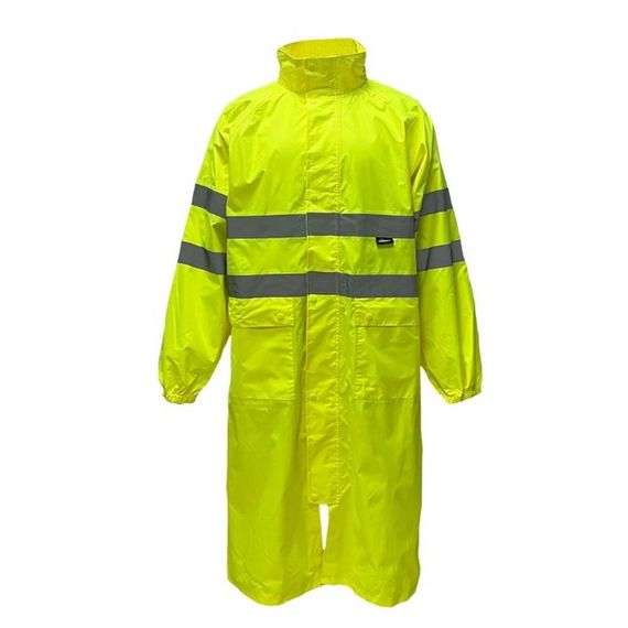 Reflektörlü 150D Pardesü Yağmurluk Sarı - fotoğraf 5