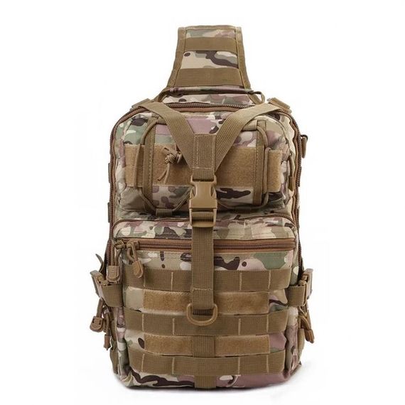 Рюкзак-трансформер Taktikal TK1002 20 ЛТ, камуфляж, водонепроникний, з плечовим ременем, багато відділень, зносостійкий, ідеальний для активного використання - фото 1