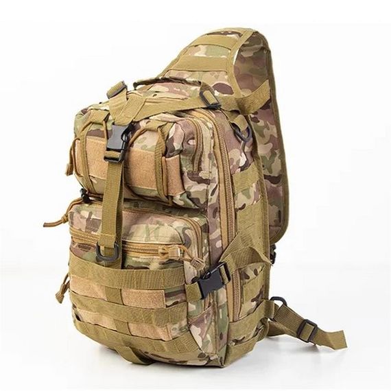 Рюкзак-трансформер Taktikal TK1002 20 ЛТ, камуфляж, водонепроникний, з плечовим ременем, багато відділень, зносостійкий, ідеальний для активного використання - фото 3