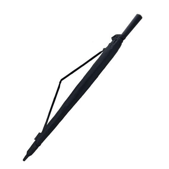 Marlux Çift Katmanlı 140 Cm Fiber Vale Şemsiye Siyah - fotoğraf 2