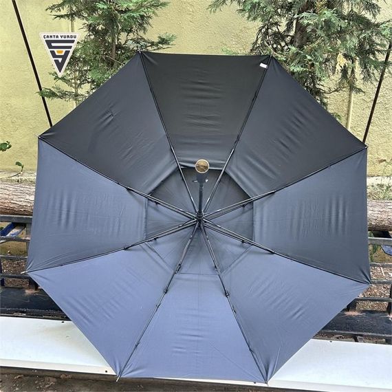 Marlux Çift Katmanlı 140 Cm Fiber Vale Şemsiye Siyah - fotoğraf 5