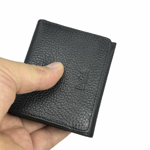 Diga 829 Hakiki Deri Üç Kat Cüzdan Siyah - фото 3